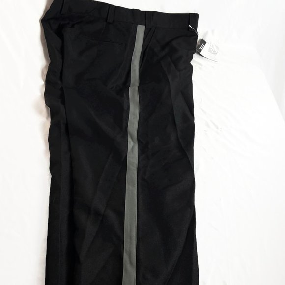 LAWPRO TT103 Men's SIZE 40 x 30 Poly Uniform Trousers Black Gray Stripe - Picture 5 of 5